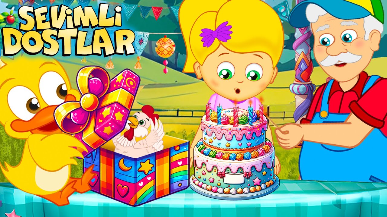 Tonton Dede'nin Çiftliği'nde Doğum Günü Partisi 🎂 (YENİ🎉) Sevimli Dostlar Bebek ve Çocuk Şarkıları🥳