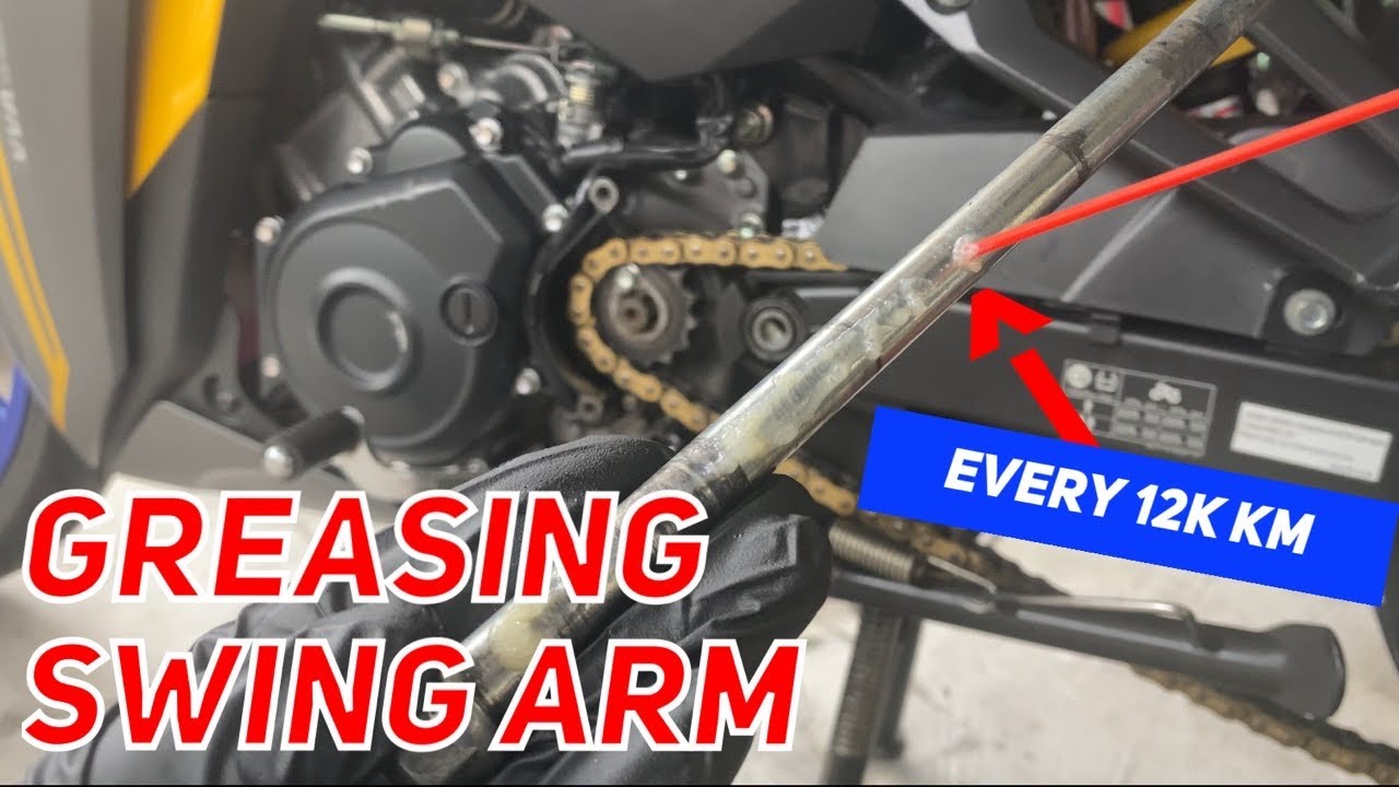 Y16ZR - Greasing Swing Arm every 12K km