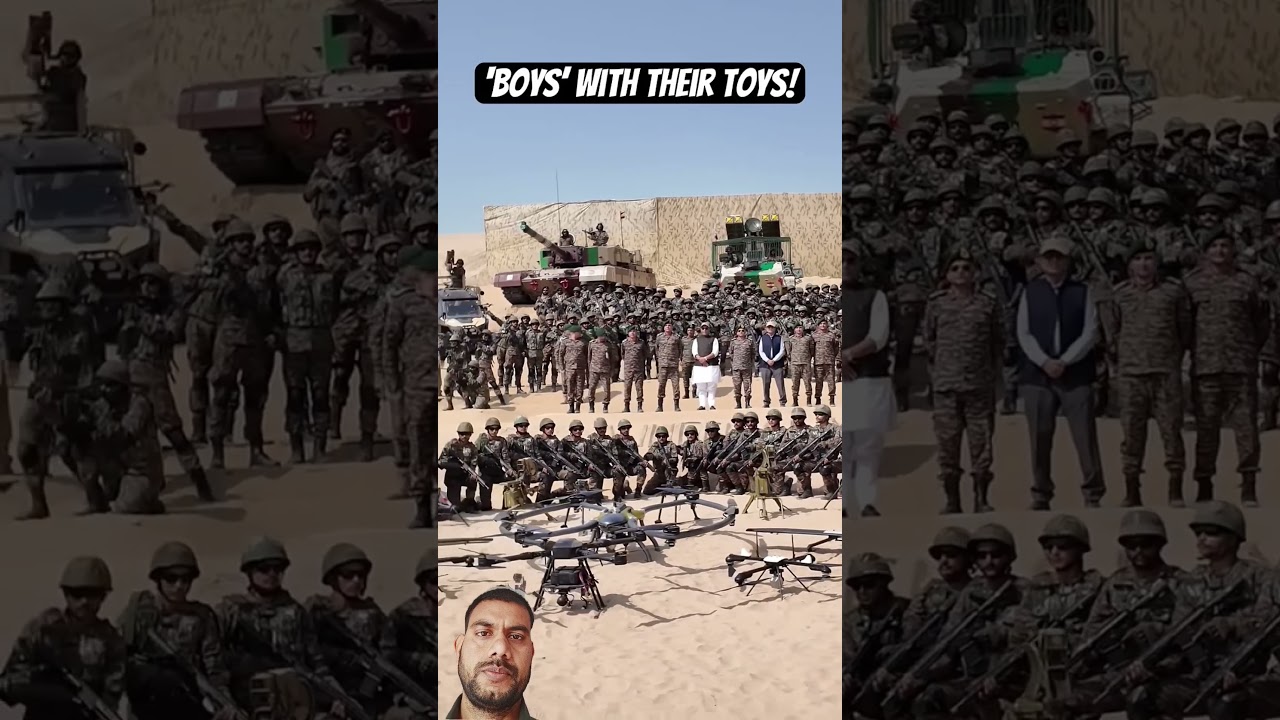 Indian Army Demonstrates It's Capability In Desert: 