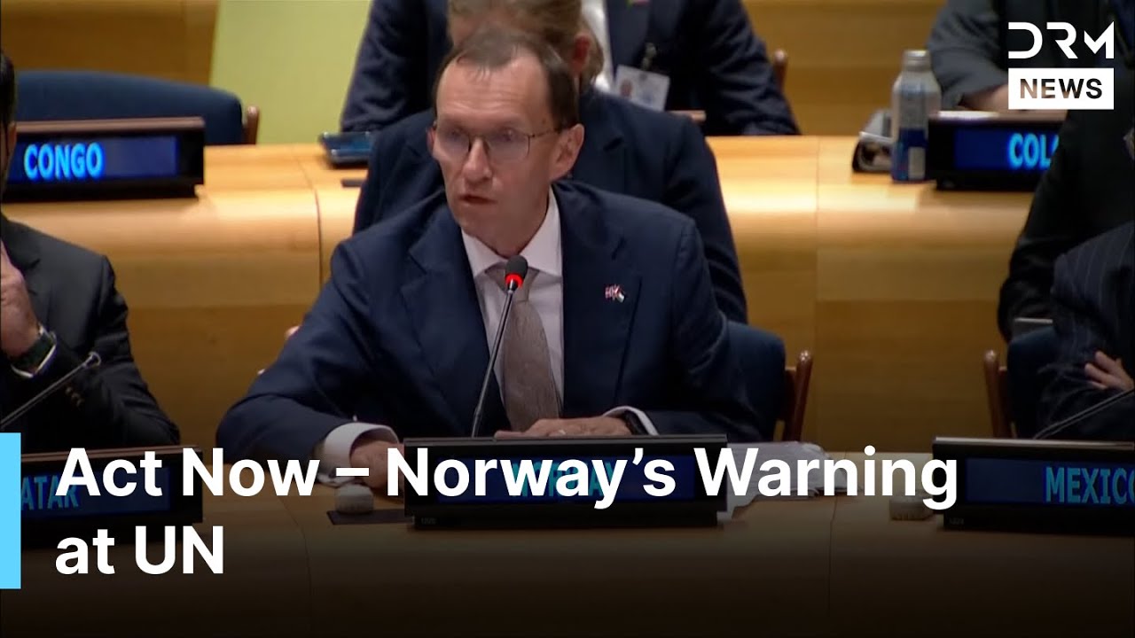Norway's Powerful Speech at UN Gaza Conference in Support of Palestine | Full Speech | AQ1G