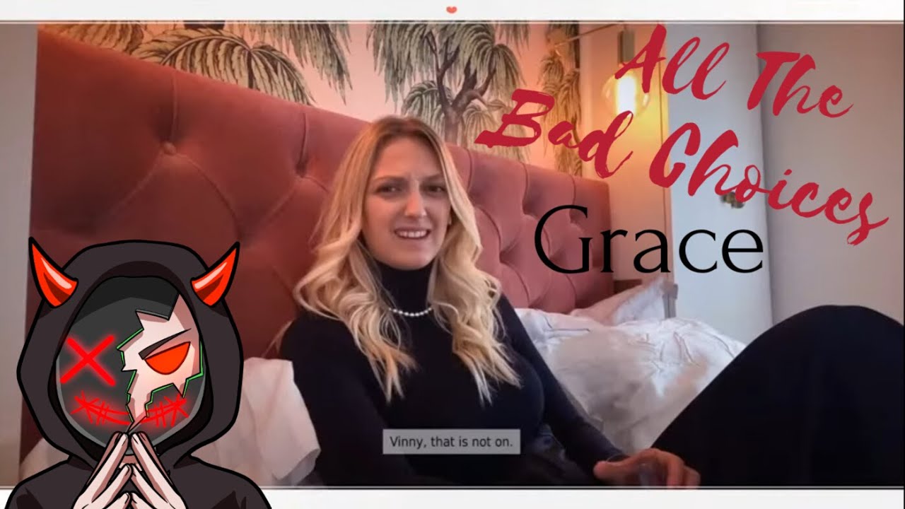 Making All The Wrong Decisions with Grace in Five Dates Live Stream Dating Sim