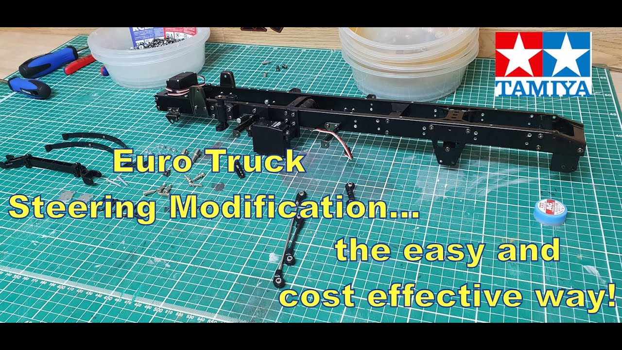 1 14 Tamiya MAN TGX - Project Ainscough - Ep2 - Steering Modification - 4k
