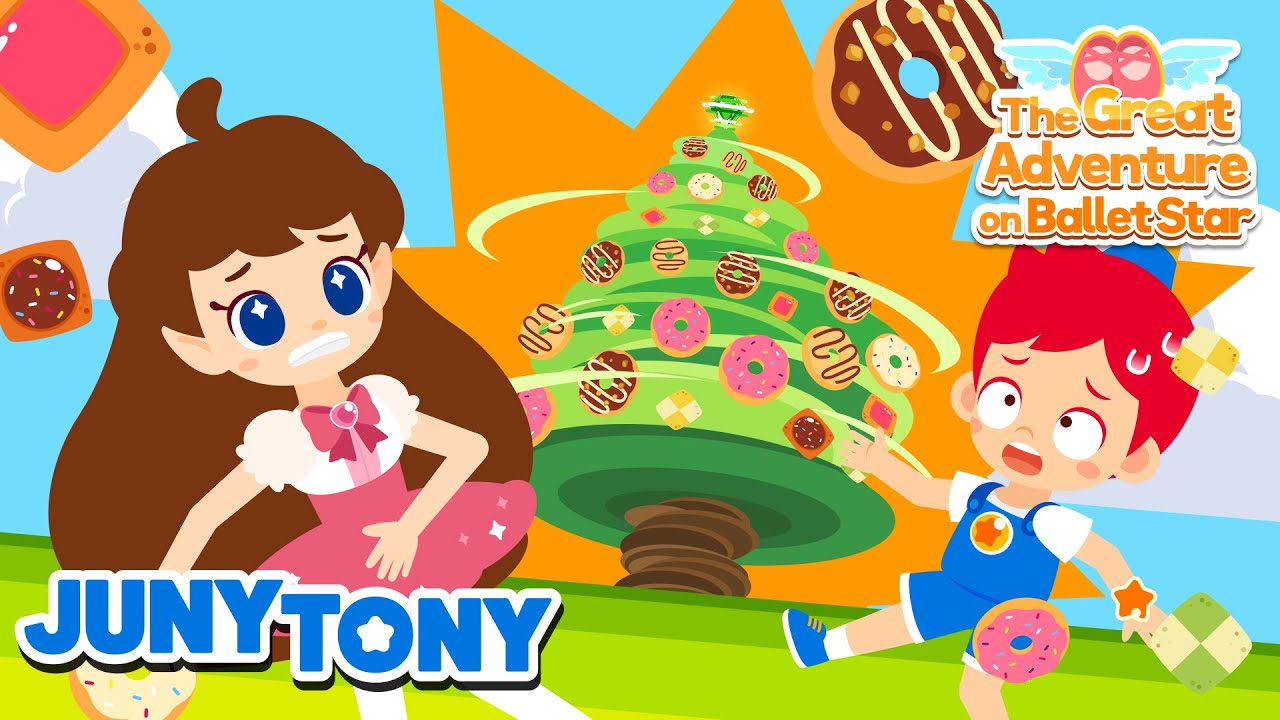 The Whirling Donut Tree 🍩 |  Ep. 7 | Ballet Star Adventure | JunyTony Animated Series