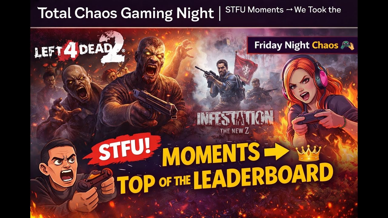 🎬 Total Chaos Gaming Night | STFU Moments → We Took the Flags 👑