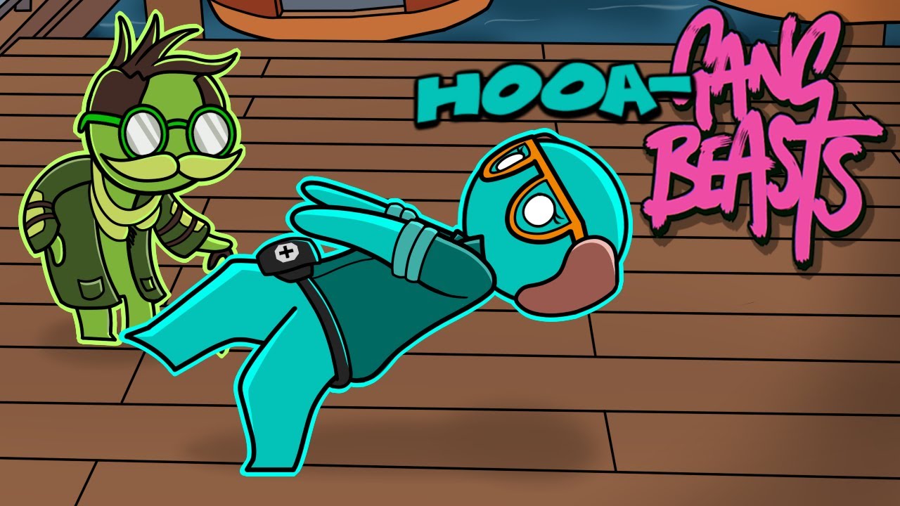 МНЕ НУЖНА ИНФОРМАЦИЯ О ЖИЗНИ | Gang Beasts! (с @DeaffReaper и Кейл)