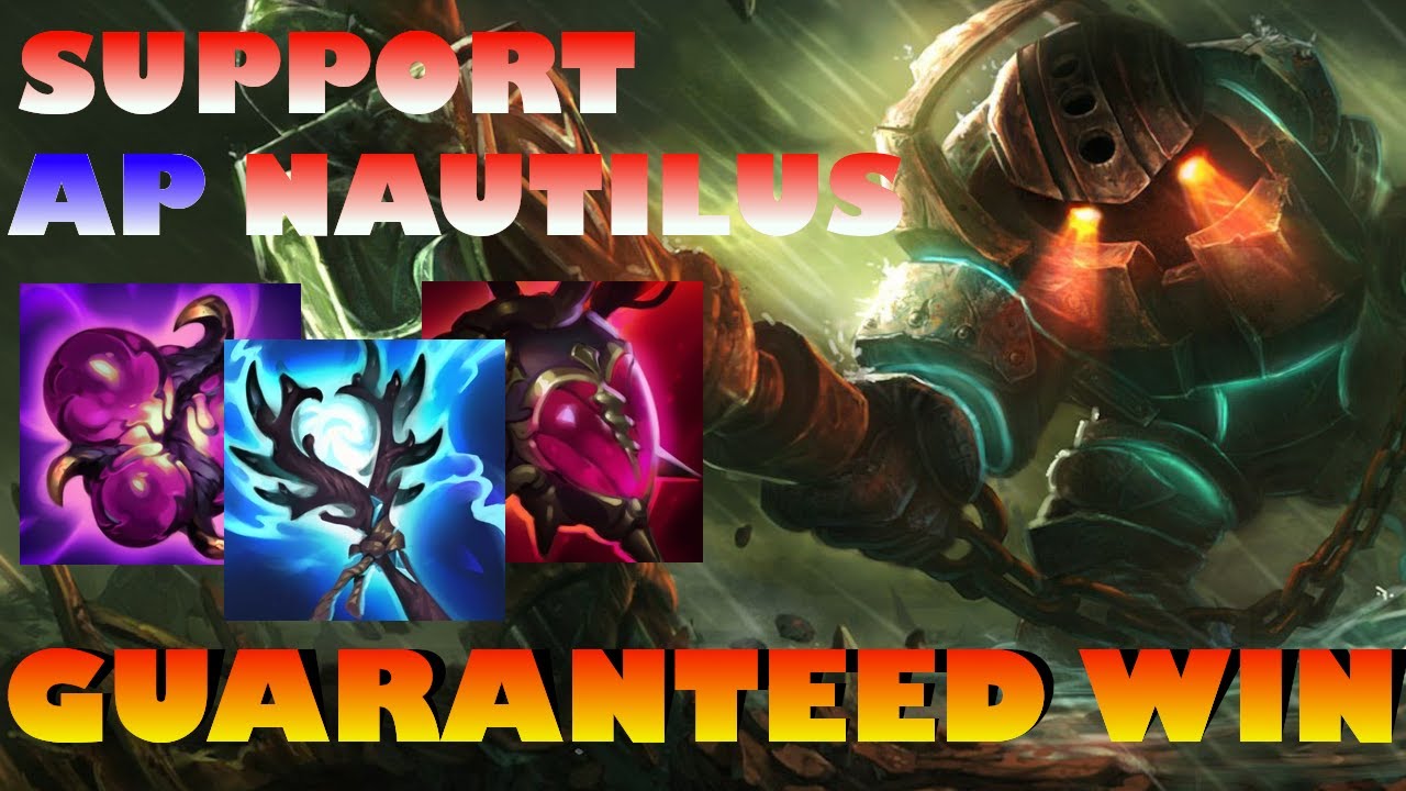SUPPORT AP NAUTILUS = FREE WINS! EASIEST SUPPORT!! ULT, HOOK, CC KILL!! FREE LP! MUST TRY SUPPORT!!