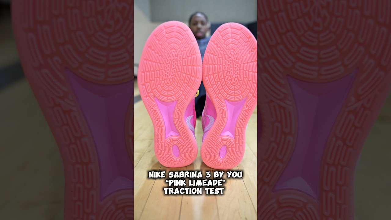 NIKE SABRINA 3 BY YOU"PINK LIMEADE" TRACTION TEST