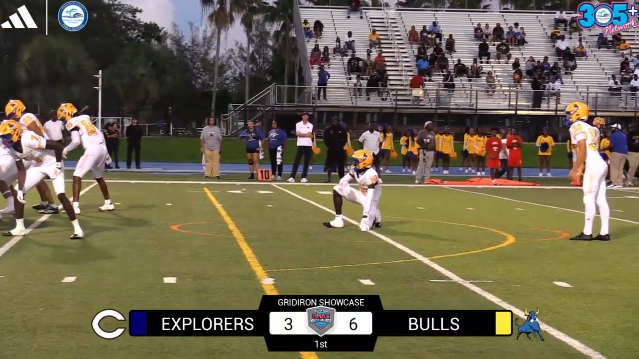 Northwestern TD Neiman Lawrence to Kenyan Thompkins makes 6 to 3 Bulls over Columbus