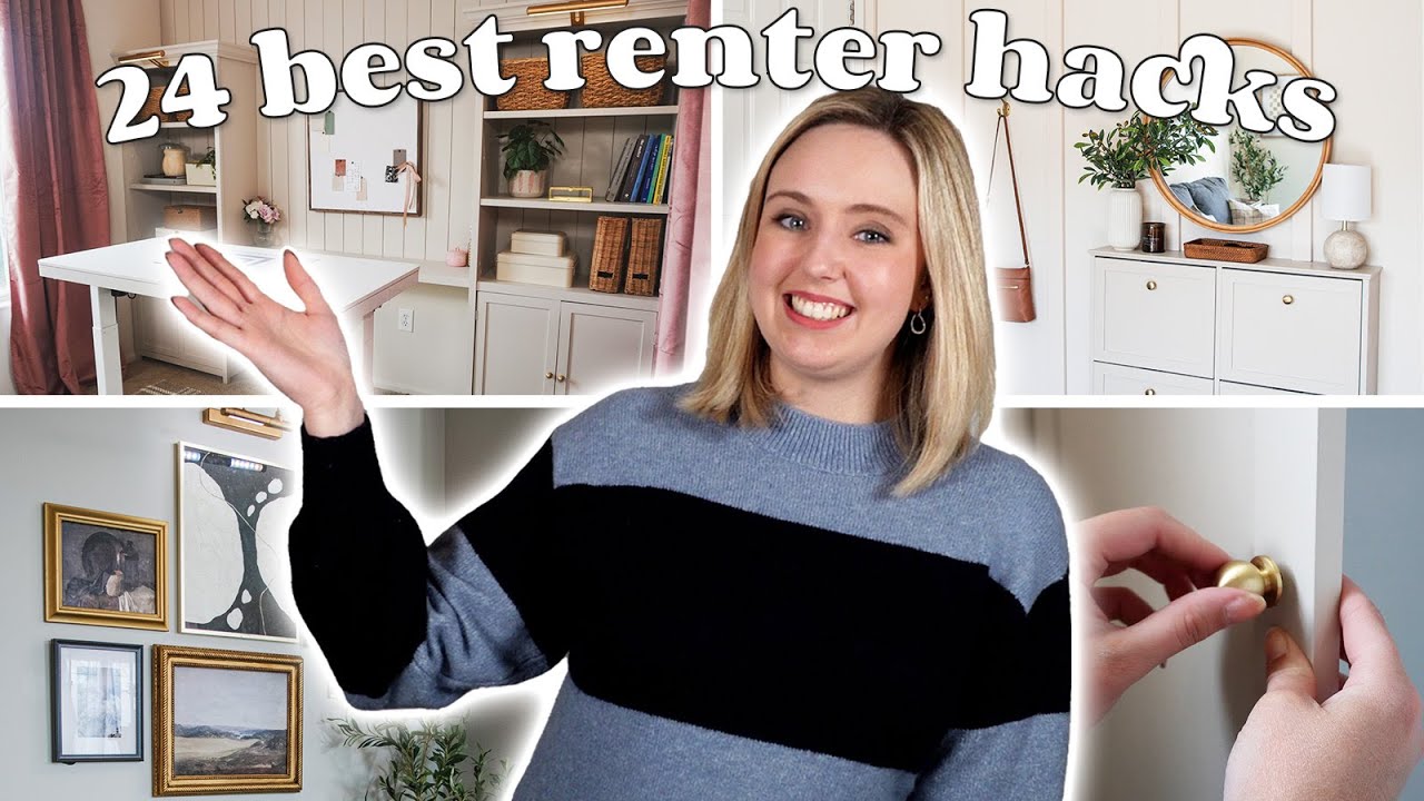 24 *MUST TRY* Apartment Upgrades Every Renter Needs! ✨