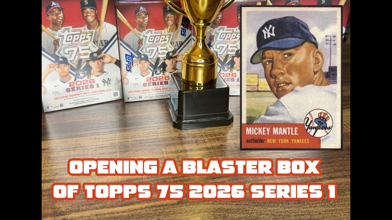 The New Topps 75 2026 Series 1 Blaster Box Opening