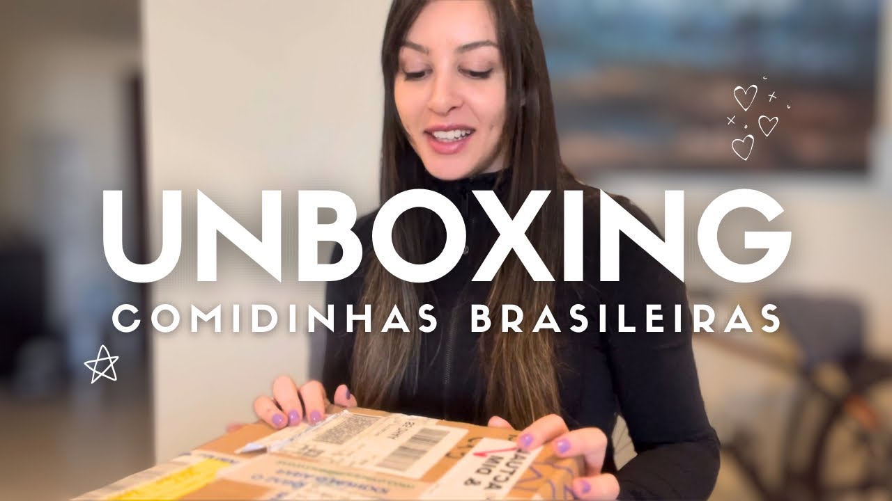 Unboxing de comprinhas! Comidas Brasileiras! #arabiasaudita #brasileirospelomundo