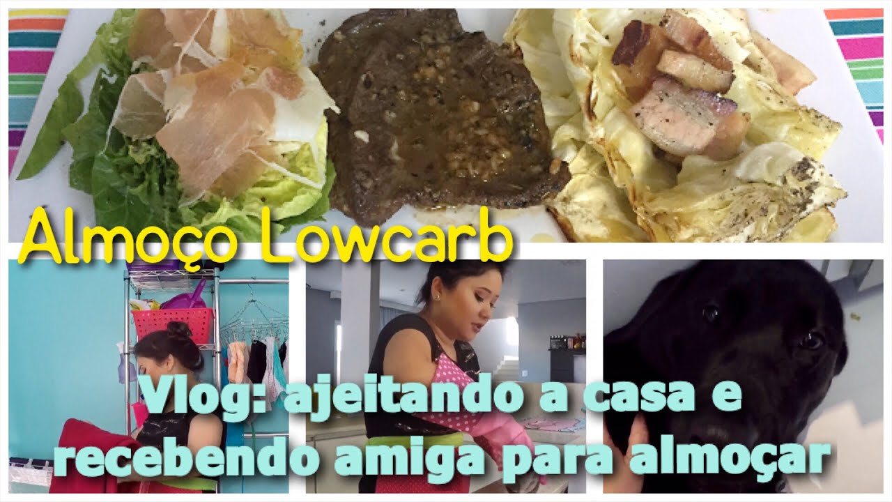Vlog: Dando um tapa na casa e recebendo amiga para almoçar.