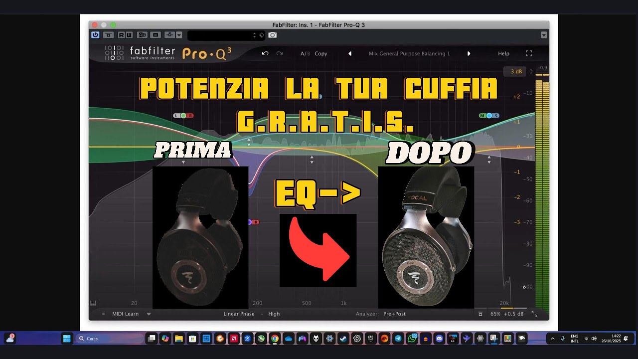 MIGLIORA LE TUE CUFFIE GRATIS! - GUIDA ALL'EQUALIZZAZIONE (EQ)