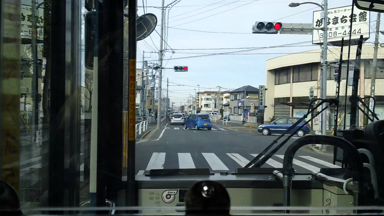路線バスで都県境越え♪　京成バス「金６１」　金町駅南口→大場川