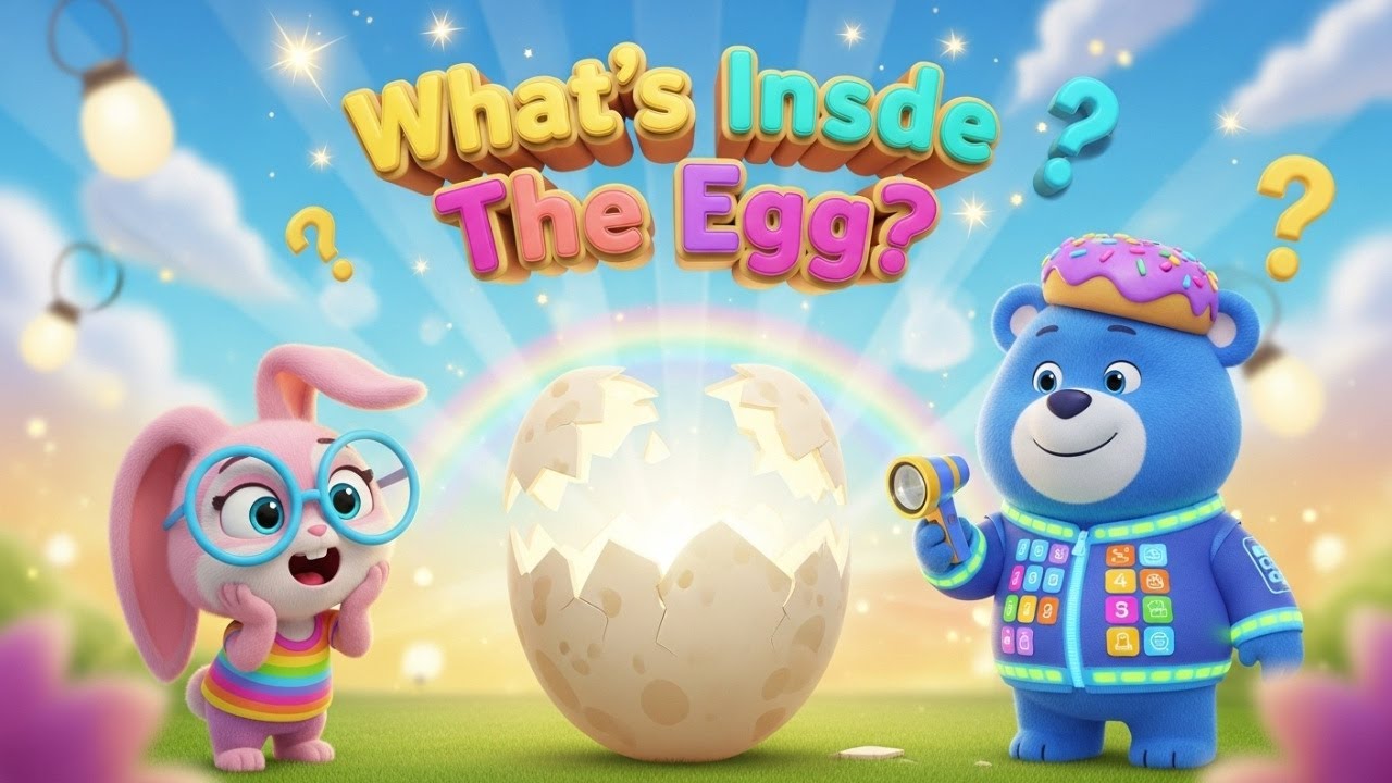 What’s Inside The Egg? 🥚 Fun Kids Song & Bright Children Music For Learning And Discovery