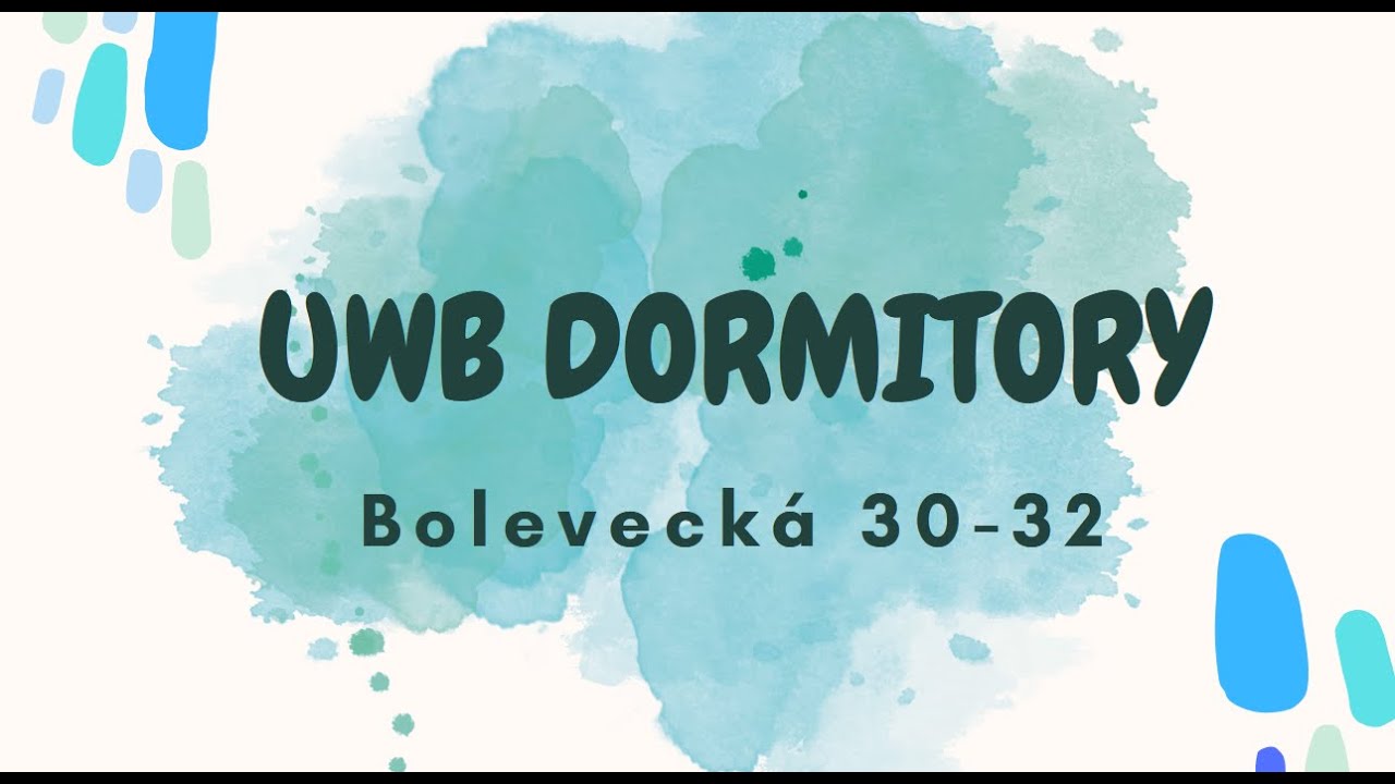 Общежитие UWB: Болевецка 30-32, Пльзень