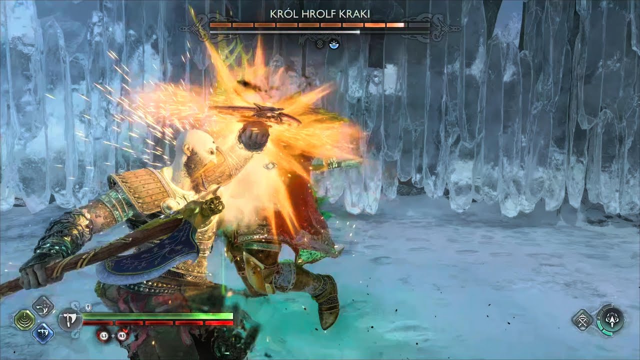 Kr&oacute;l Hrolf Kraki - God of War Ragnarok - Godne Kr&oacute;la cz.3 - Poziom trudności B&oacute;g Wojny