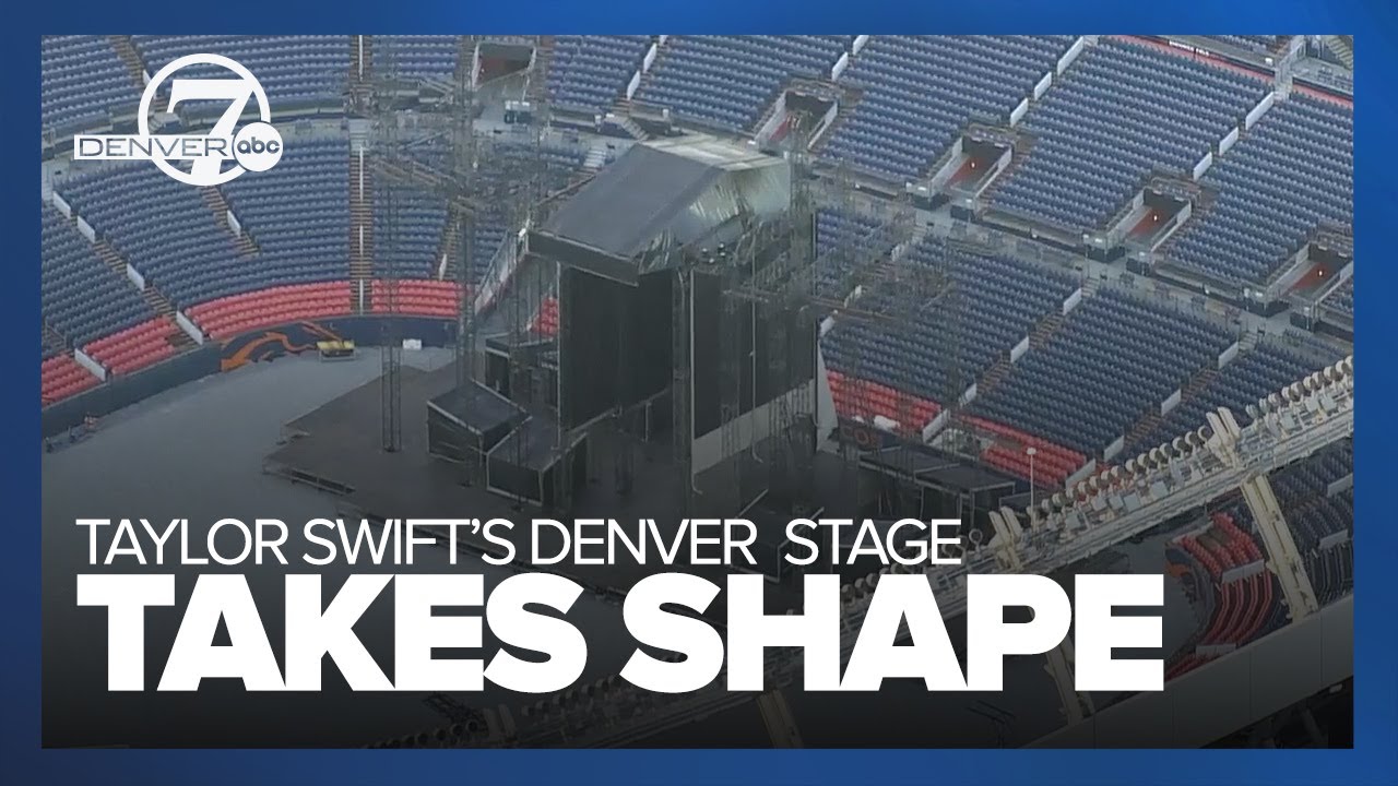 Taylor Swift stage takes shape at Empower Field: View from the sky