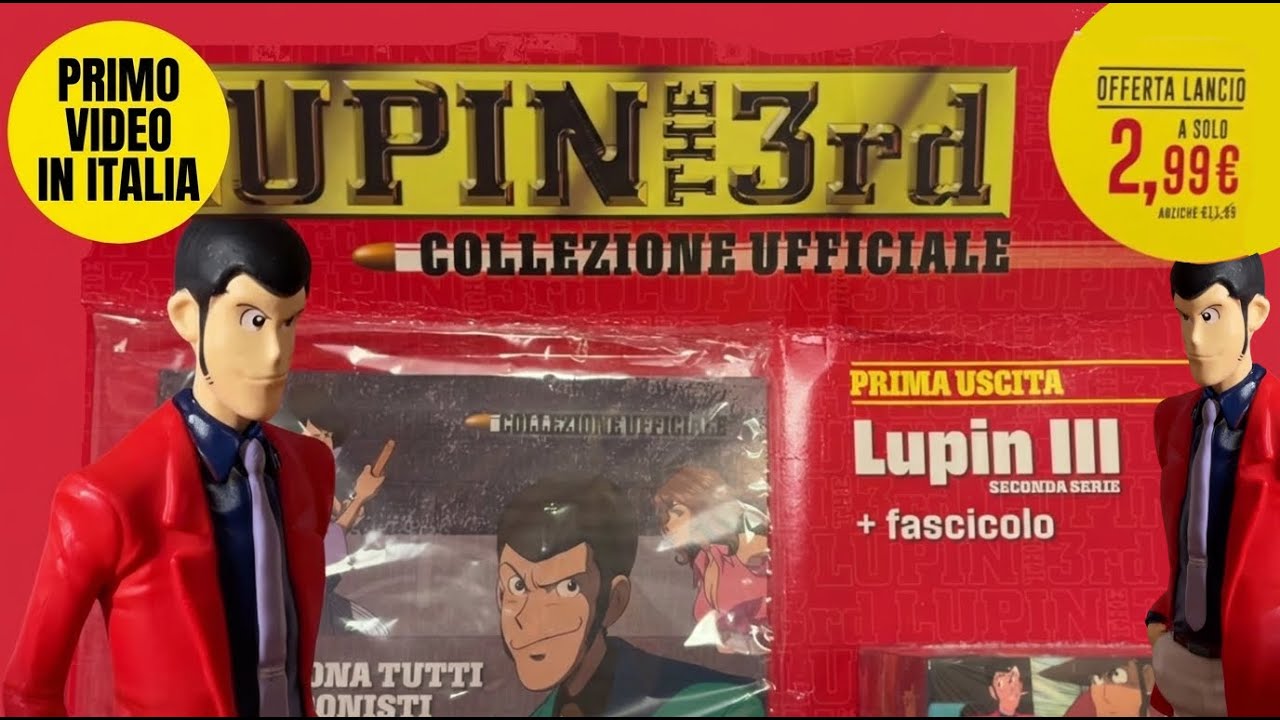 Lupin III - Prima Uscita - Collezione statuette UFFICIALE RBA - TEST edicola