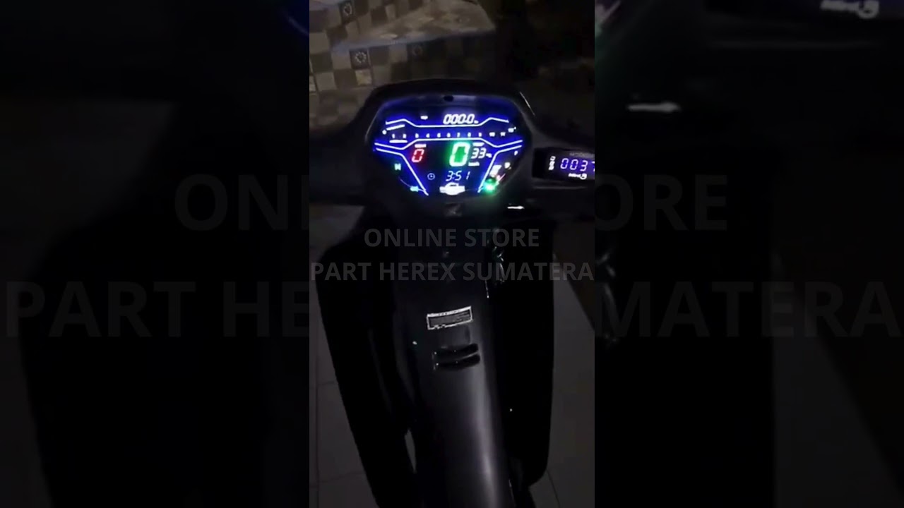 Speedometer Spidometer digital supra 100 suprafit lama #modifikasimotor #motormodifikasi  #led