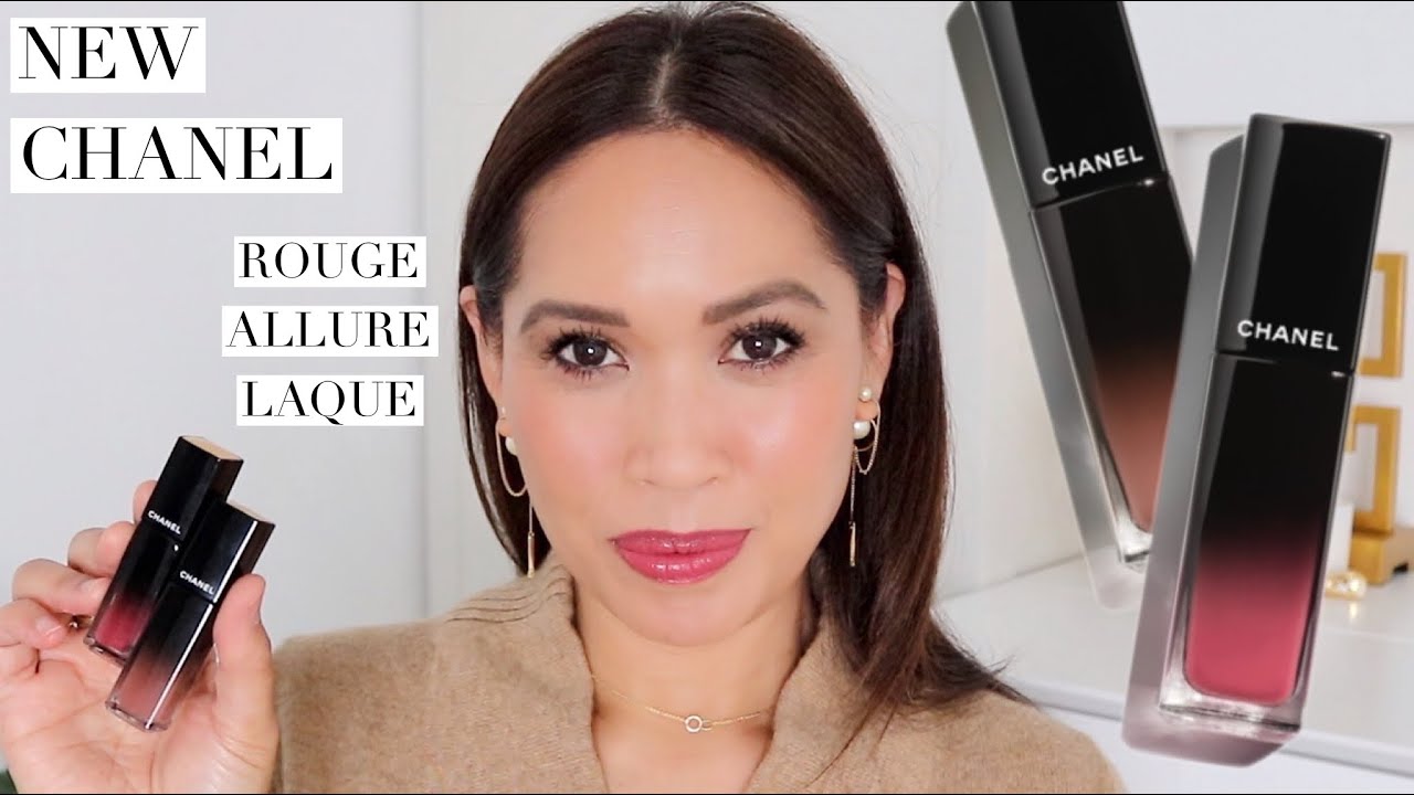 ✨НОВИНКА✨CHANEL ROUGE ALLURE LAQUE ULTRAWEAR SHINE Жидкая губная помада✨ДЕМО-ВЕРСИЯ И ТЕСТ НА СТО...