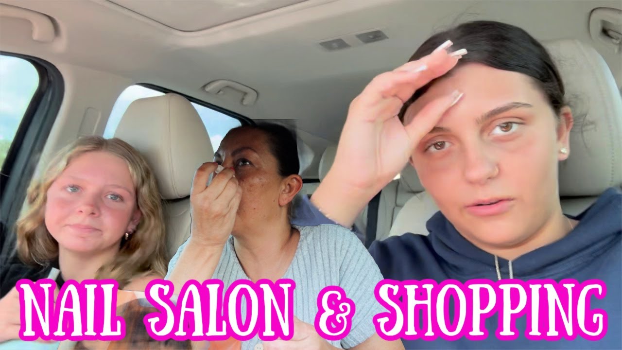 Ellie Gets Nails Done! Come Shopping With Me and Haul!