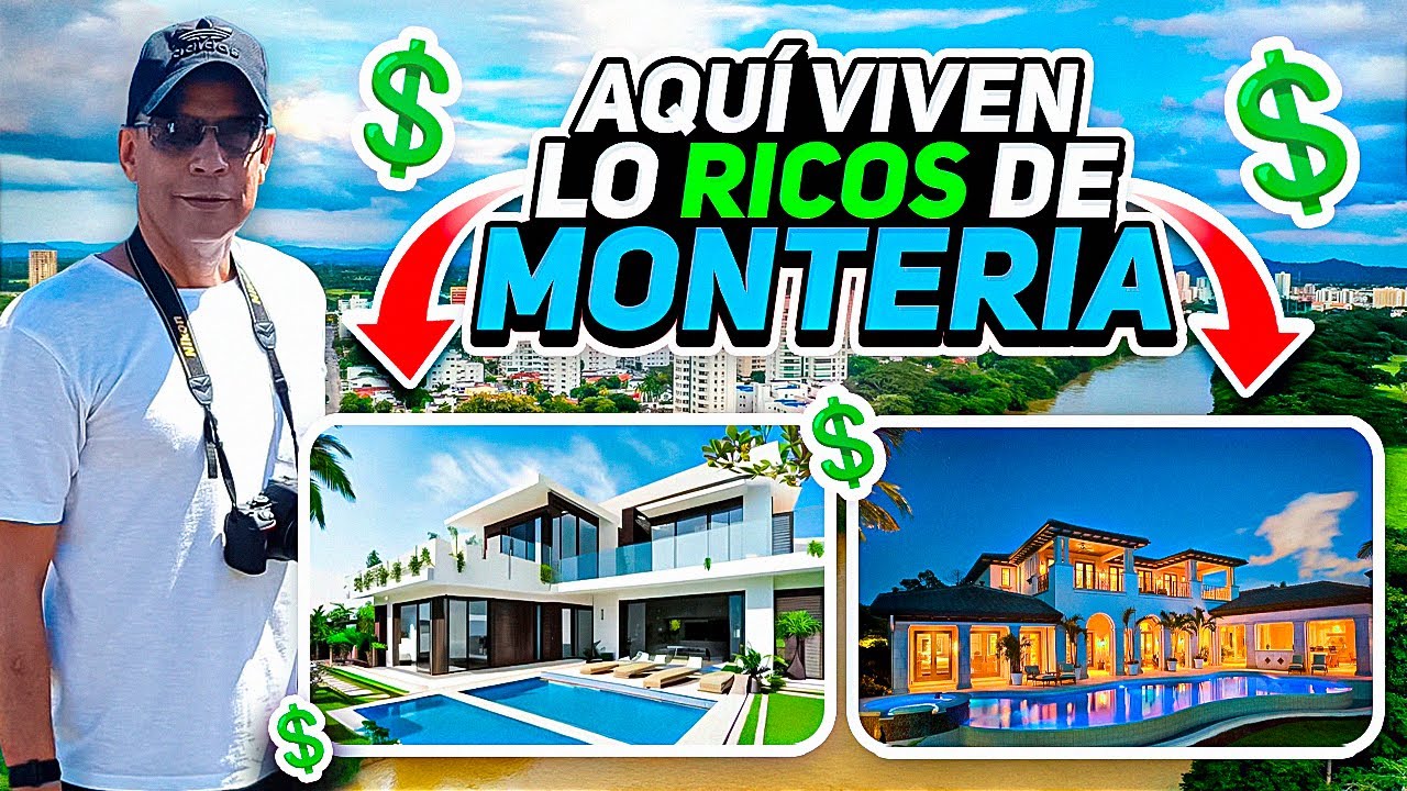 Monteria la CIUDAD DE LOS RICOS de la Sabana 🥳 donde hay mucho dinero de Ganaderia y Algo MAS👁️