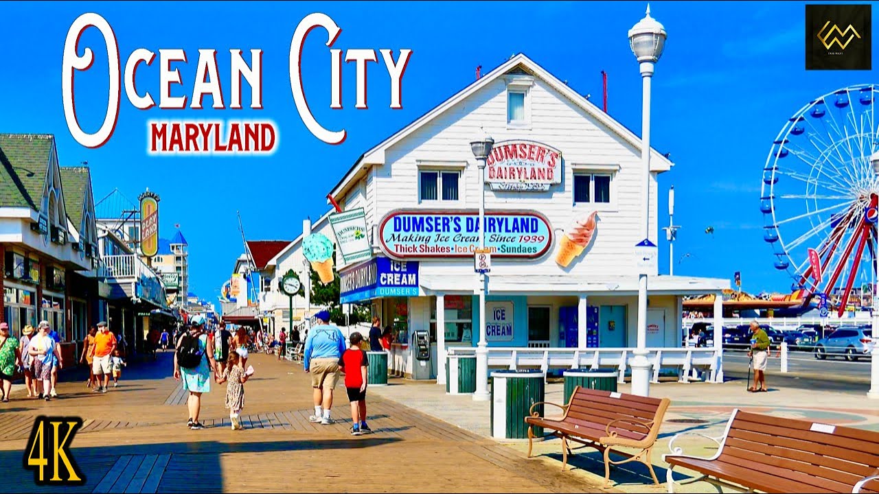 Ocean City Maryland Boardwalk [4K]