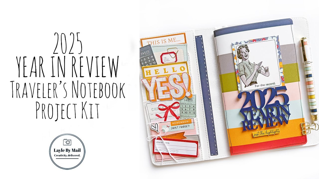 2025 Year in Review Traveler's Notebook Project Kit