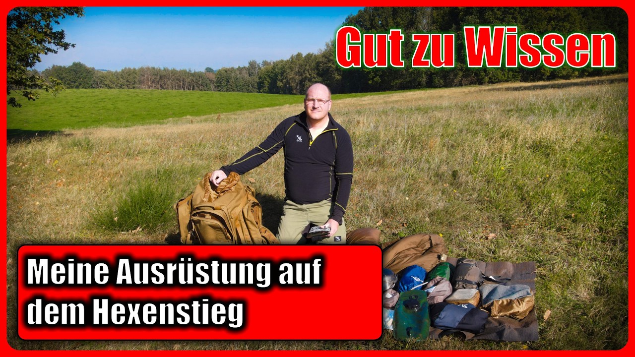 MEINE AUSR&Uuml;STUNG AUF DEM HARZER HEXENSTIEG | Was hatte ich mit dabei? | S1 F3