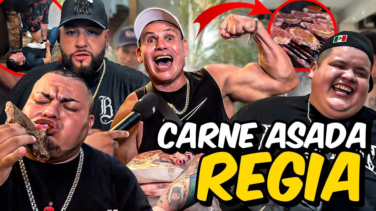 Así es una carne asada con los Big fashion -konan big