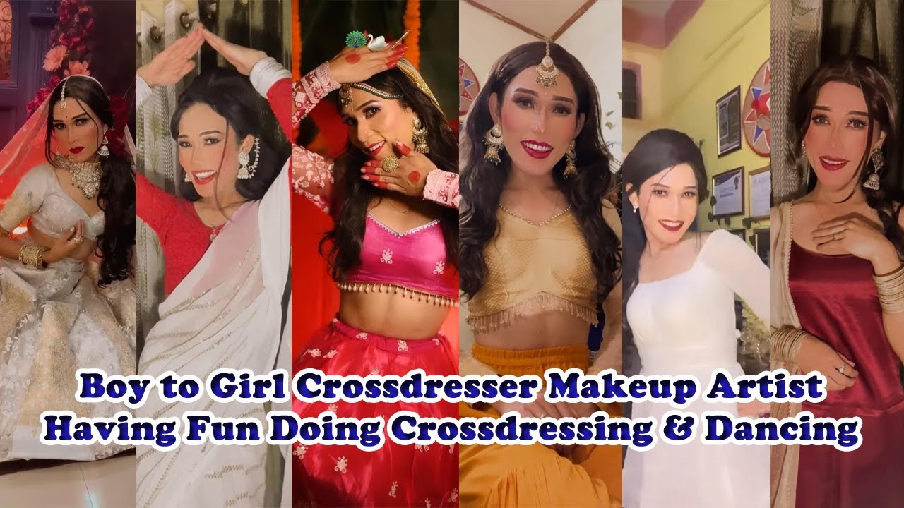 Boy to Girl Crossdresser Makeup Artist with Girly Desire
