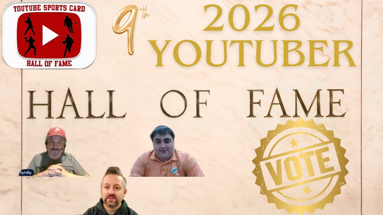 2026 YOUTUBER SPORTS CARD HALL OF FAME BALLOT HAS BEGUN! #YTHOF26