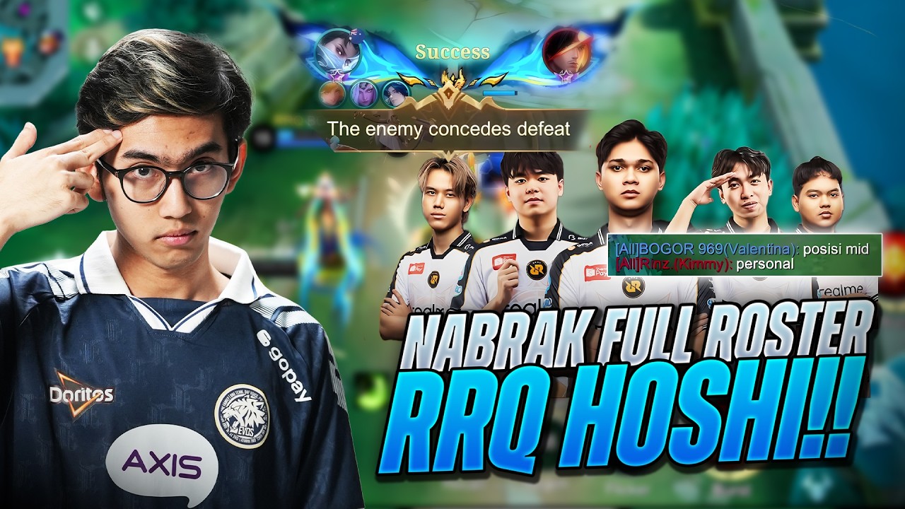 DI PRANK KETIDURAN AUTO PICK !!! NABRAK FULL ROSTER RRQ HOSHI S17 !!!