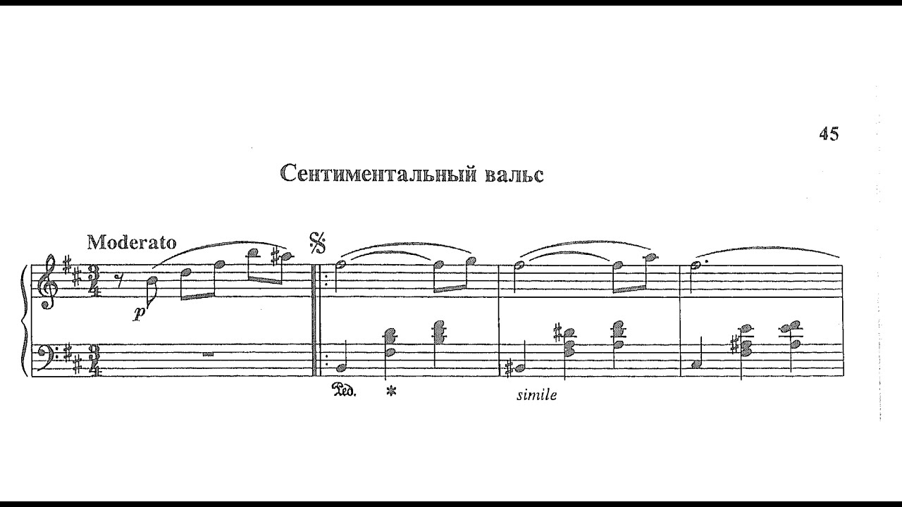 Isaac Dunaevsky: Sentimental Valse