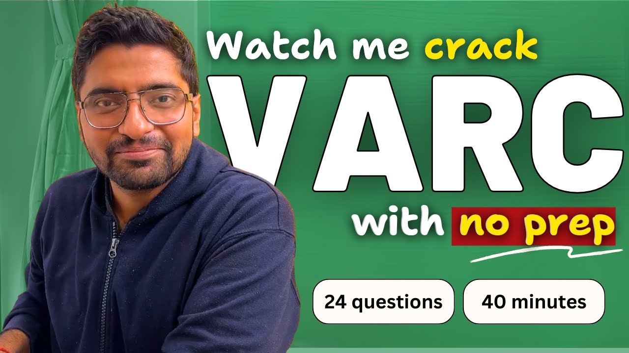 Get 99%ile in VARC with speed and basic knowledge....