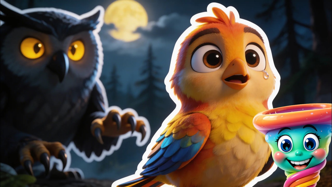 Il Gufo e l’Usignolo 🦉🎶 | Non Smettere di Cantare! ✨ | Favola per Bambini