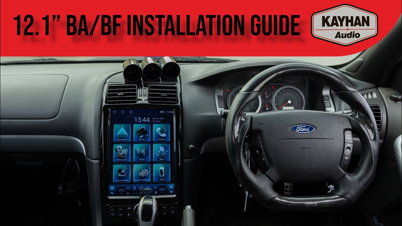 BA/BF 12.1” Kayhan Audio head unit - installation guide