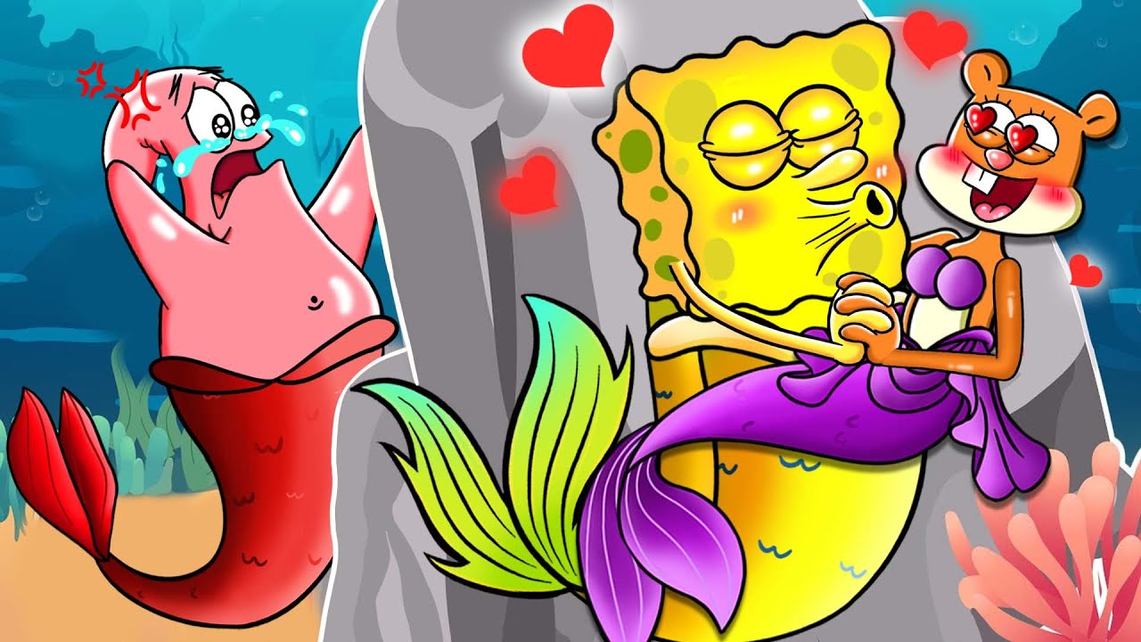 Spongebob Mermaid Story - Spongebob Mermaid Love Sandy Mermaid | Love Story - Spongebob Animation
