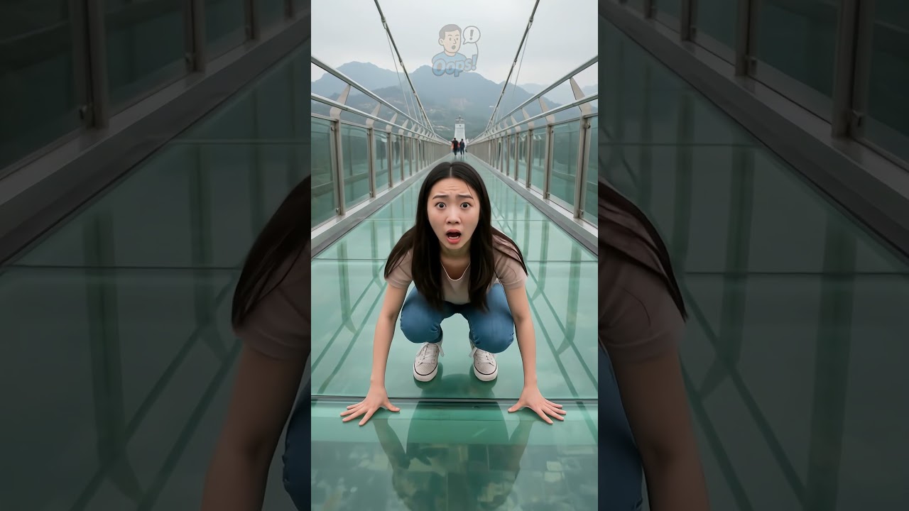 This Glass Bridge in China Will Test Your Fear of Heights! 😱🏞️