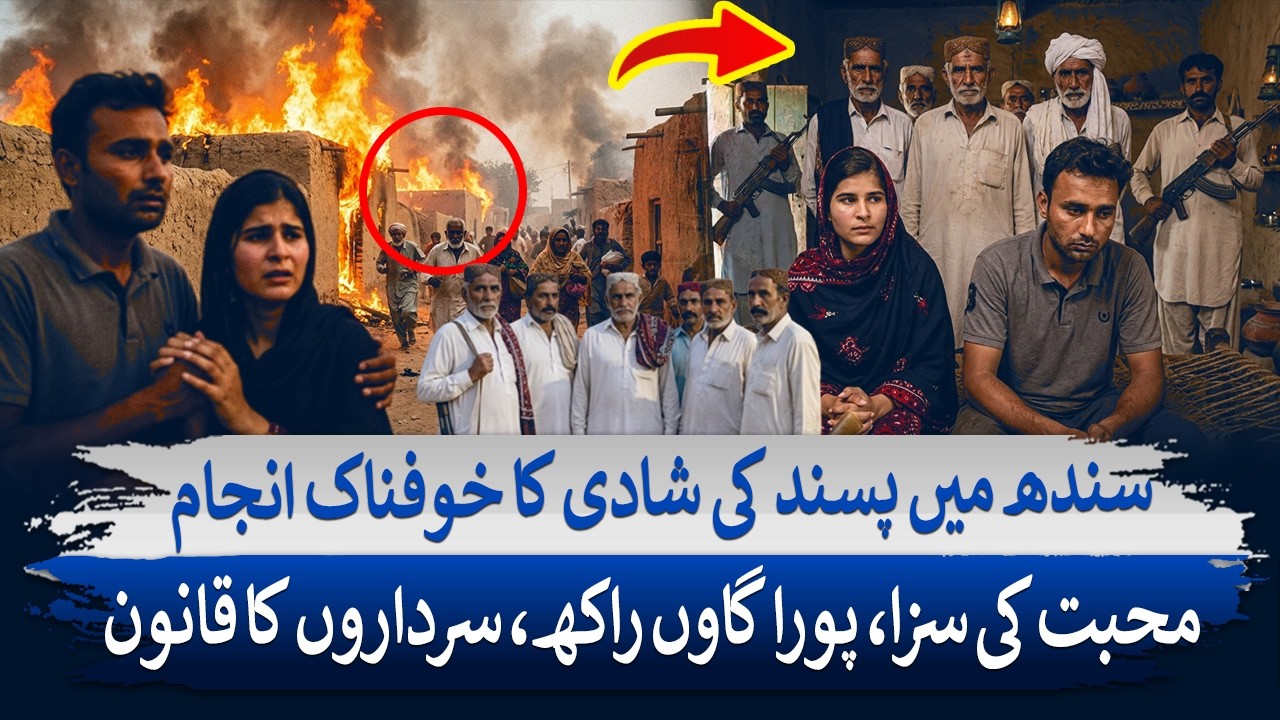 Shocking Honor Violence Incident in Jacobabad | Entire Village Burned After Couple&rsquo;s Love Marriage