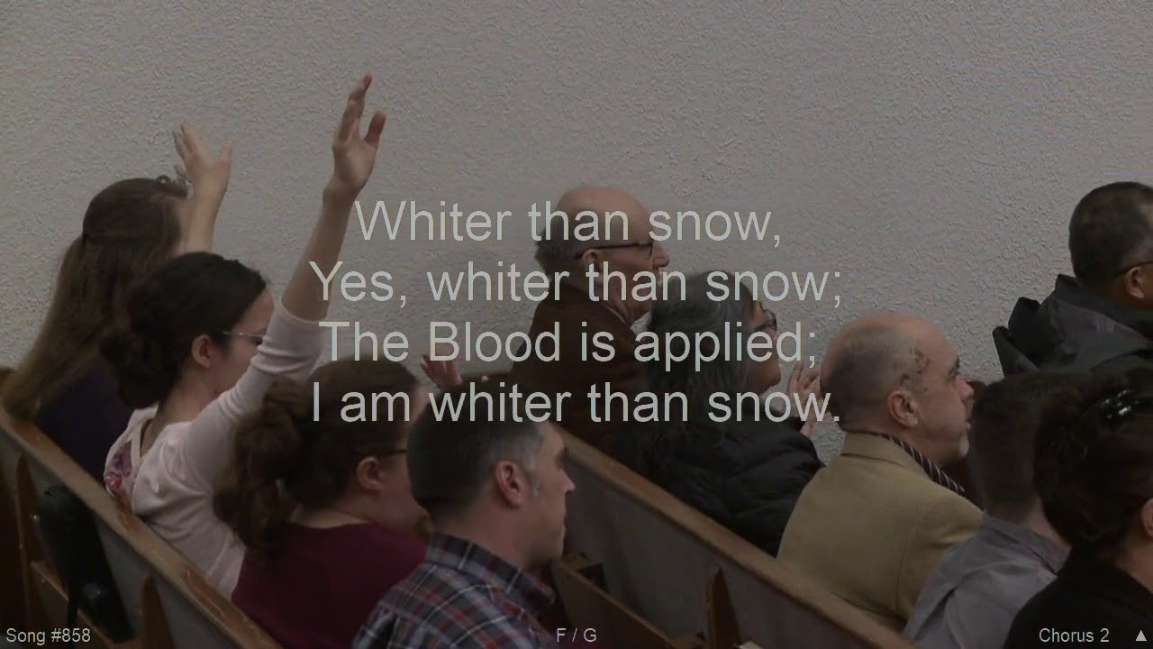 Wash me and i will be whiter than snow : Cloverdale Bibleway