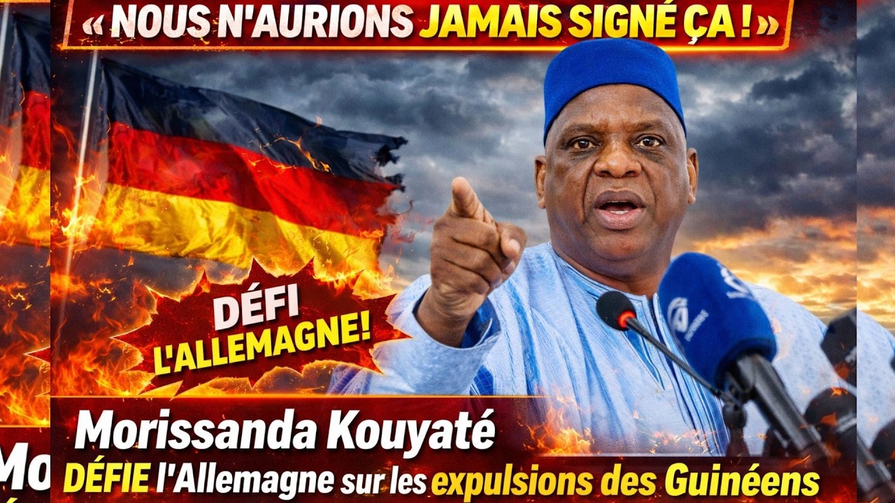 URGENT : Morissanda Kouyaté à l’Allemagne « Respectez la dignité ou on bloque tout ! » #Guinée