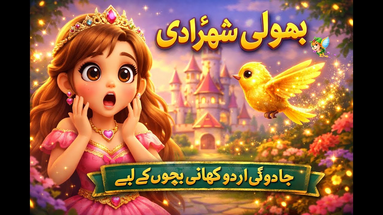 “The Forgotten Princess 🧚‍♀️ | Magical Urdu Fairy Tale for Kids”
