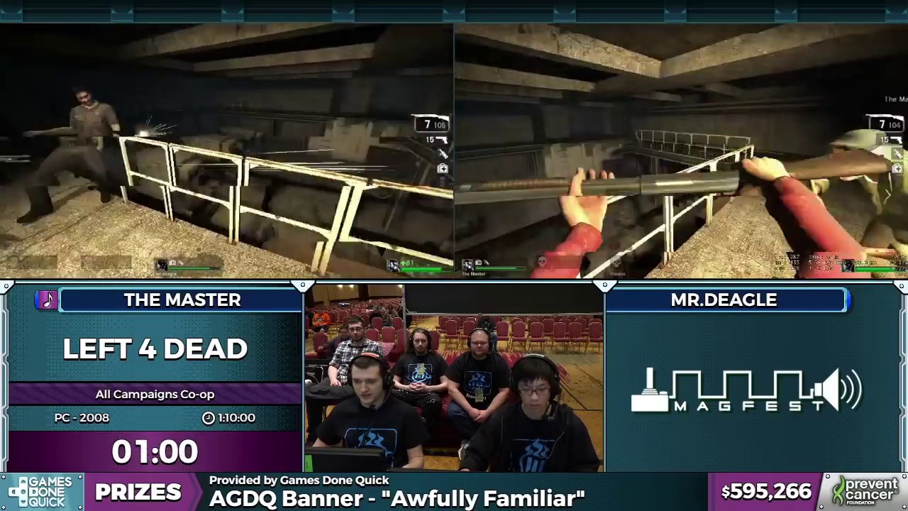 Left 4 Dead by The Master and Mr. Deagle in 1:02:58 - AGDQ 2017 - Part 117