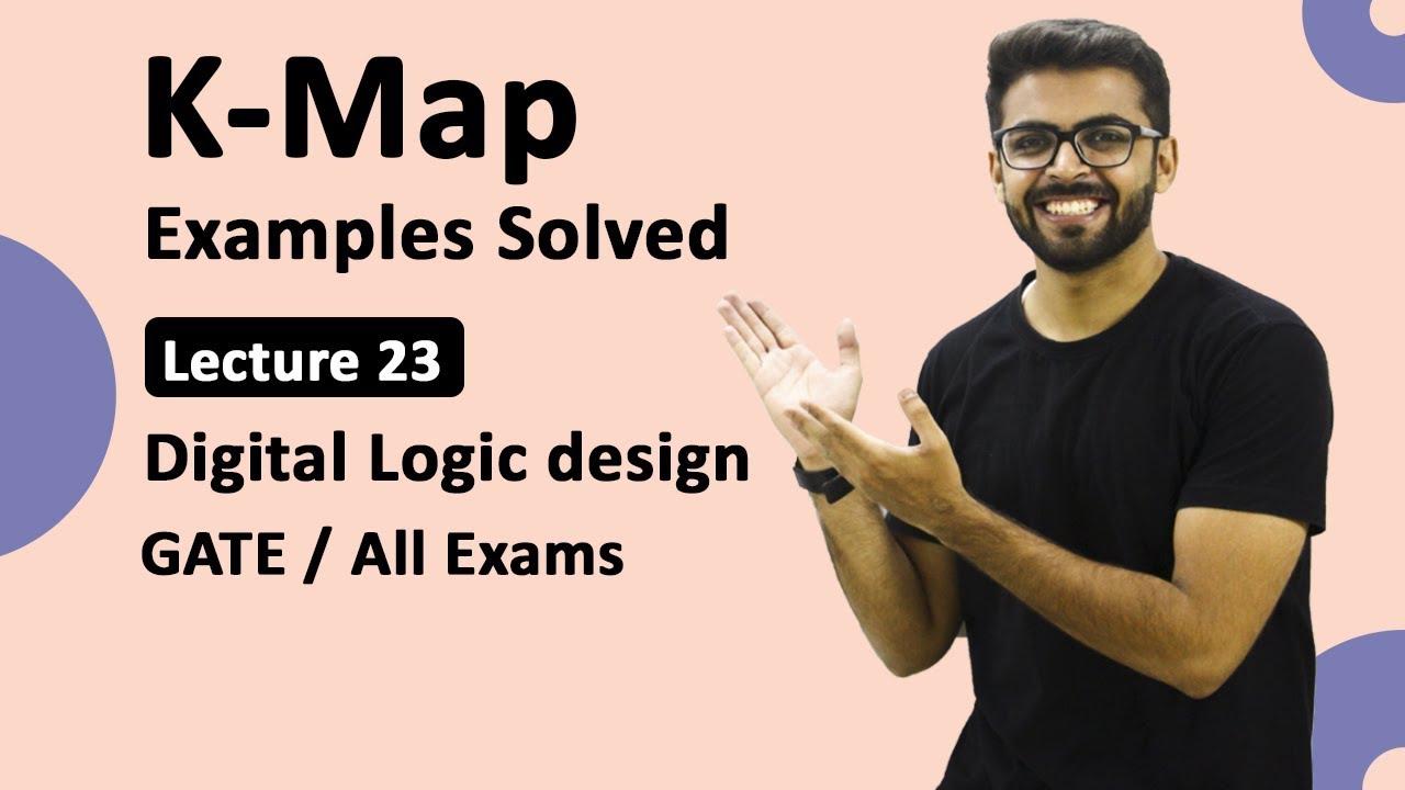 K Map in hindi 3 Variables | K Map Examples in hindi | Digital Logic GATE Lectures in Hindi