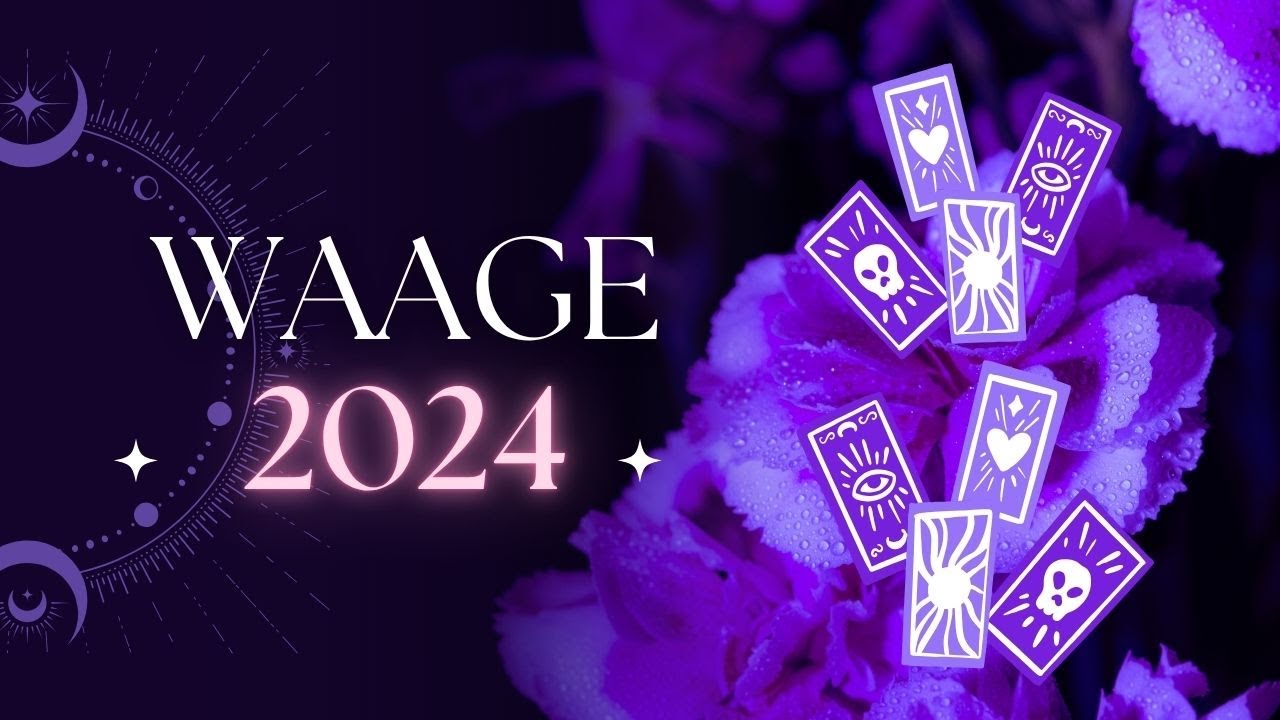 WAAGE 2024 JAHRES TAROT ♎️ NEUE LIEBE, GROSSES GLÜCK! #waage #jahrestarot #jahresorakel