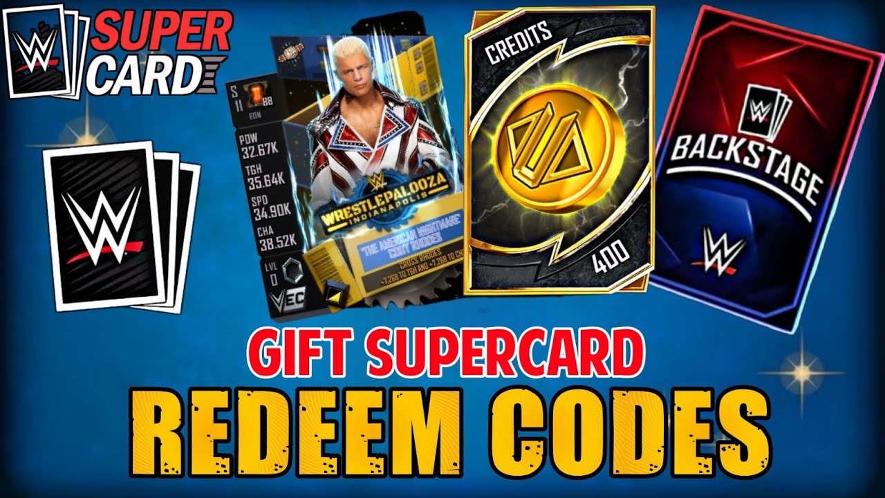 SPECIAL🎁WWE SuperCard QR CODES & REDEEM CODES 2025 | WWE SuperCard Locker Codes