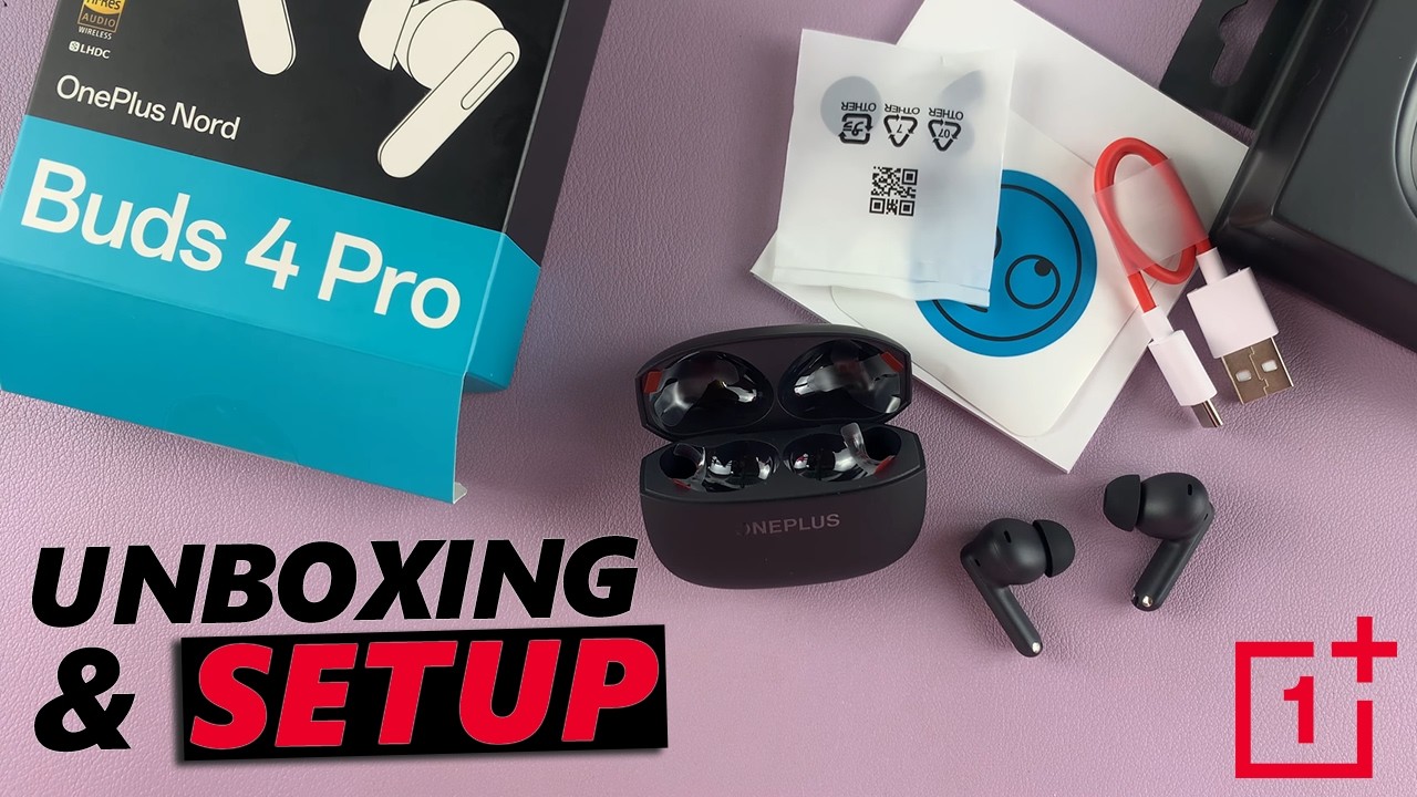 Распаковка и настройка OnePlus Nord Buds 4 Pro