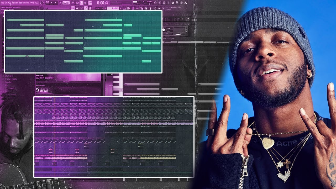 Three Chords For a Fire Beat! | 6lack type beat fl studio tutorial